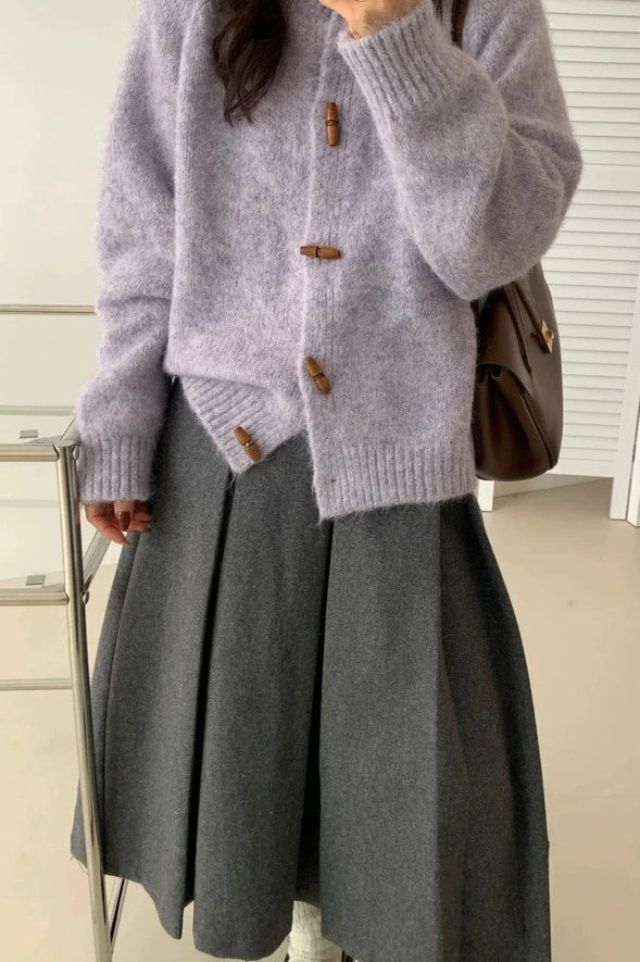 Relaxed Toggle Cardigan