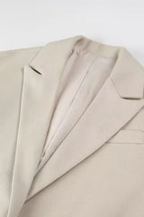 Tassel Accent Extended Length Overcoat