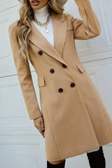 Double Breasted Wool Overcoat