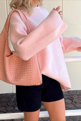 Oversized Long Sleeve Pullover Sweater