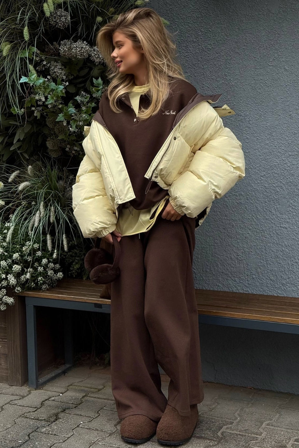 Relaxed Fit Puffy Puffer Jacket