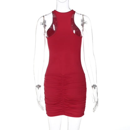 Salone Mini Dress - Red