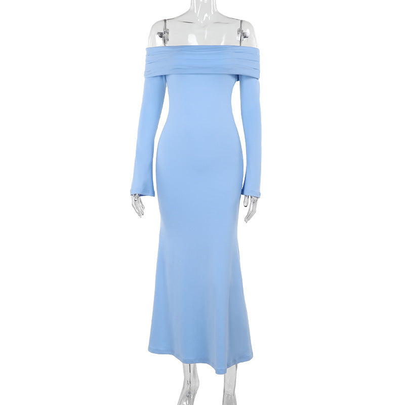 Vision Bodycon Dress-Blue