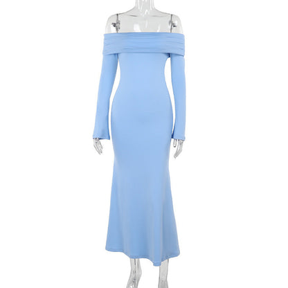 Vision Bodycon Dress-Blue