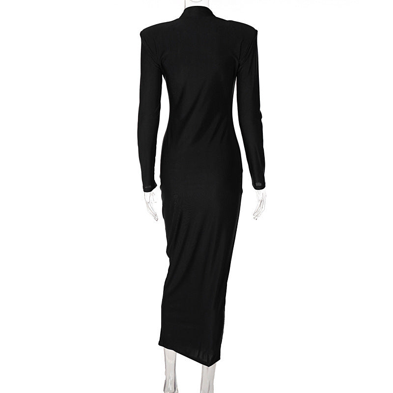 Helena Midi Dress - Black