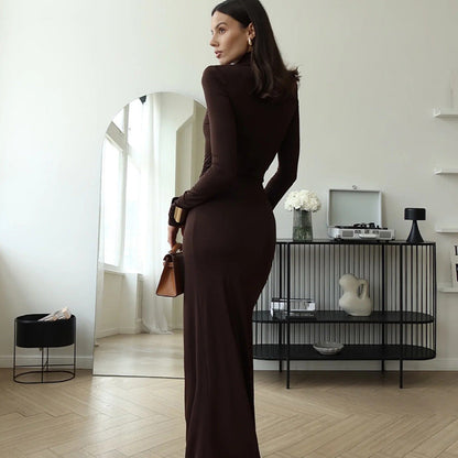 Robin Maxi Dress - Brown