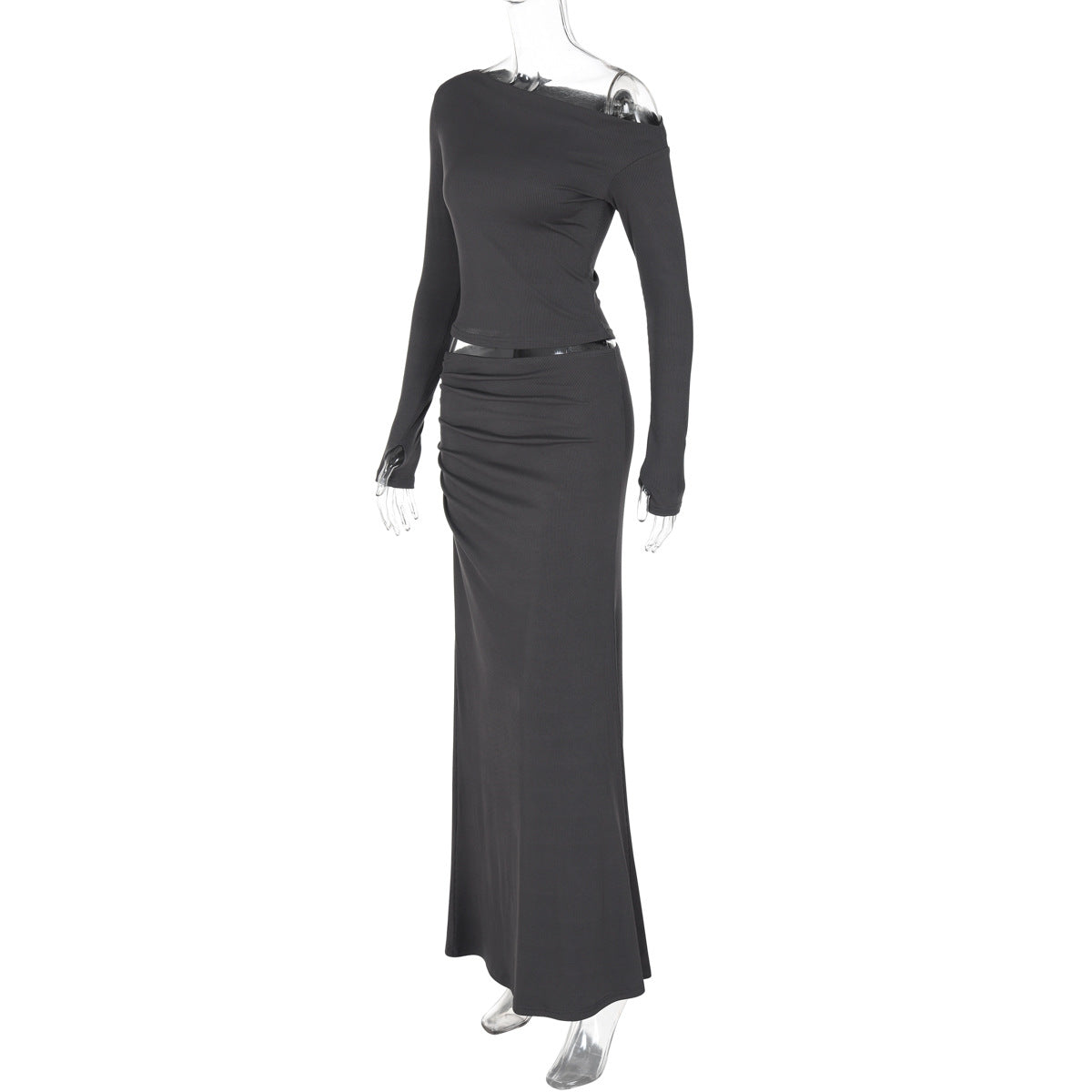 Dark Angel Co-ord  - Dark Grey