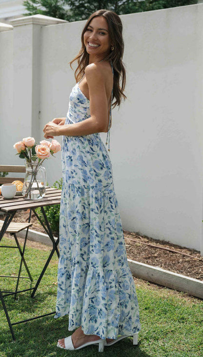 River Maxi Dress - Blue