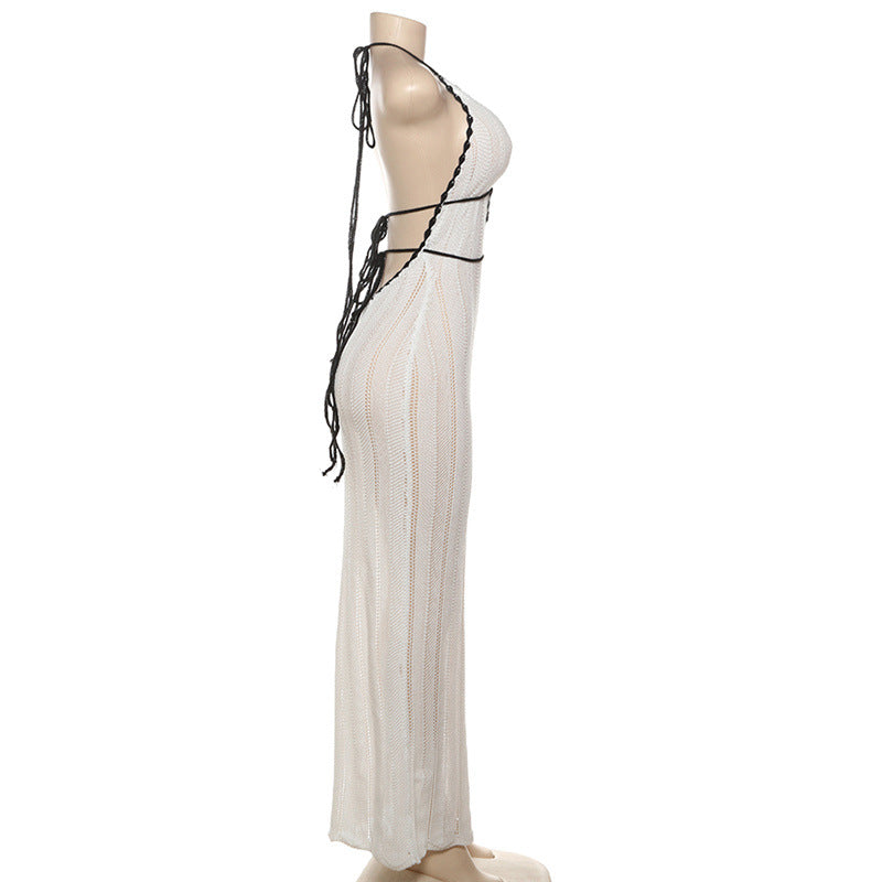 Luna Lace Dress - White