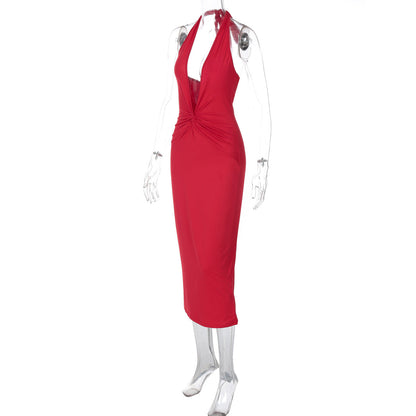 Malawi Maxi Dress - Red