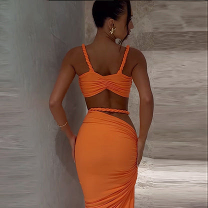 Makoko Co-Ord set - Orange