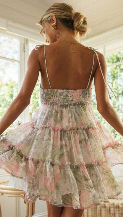 Zarita Mini Dress - Pink