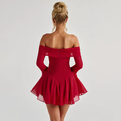 Savoca Mini Dress - Red