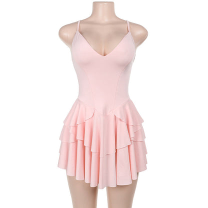 Sunny Side Mini Dress - Pink