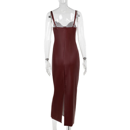 Royal Maroon Dress - Maroon