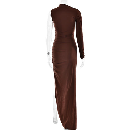 Cerva Maxi Dress - Brown