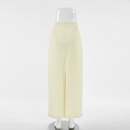 Pollyna Maxi Skirt - Khaki