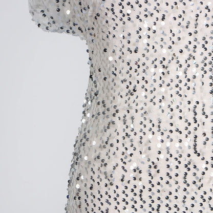 Party On Mini Dress - Silver