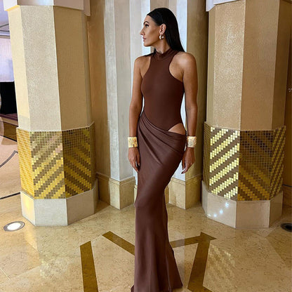 Coco Maxi Dress - Brown