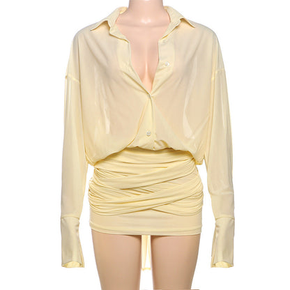 Lyon Mini Dress - Yellow