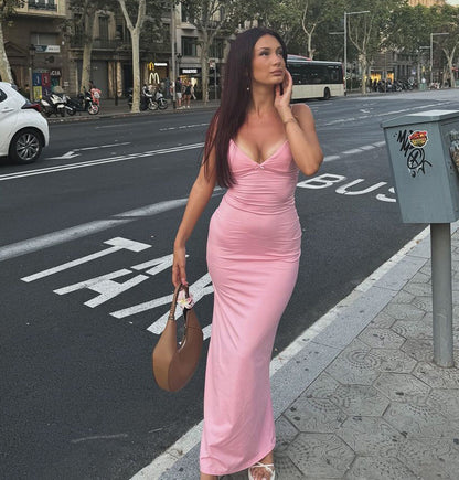 Harrison Maxi Dress - Pink