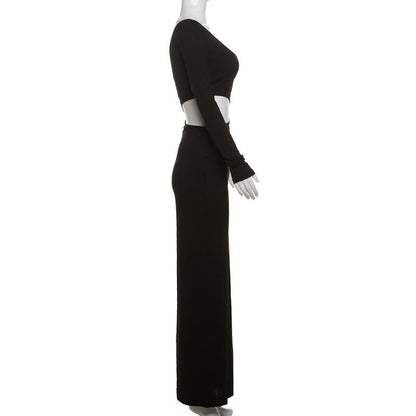 Midnight sky dress - Black