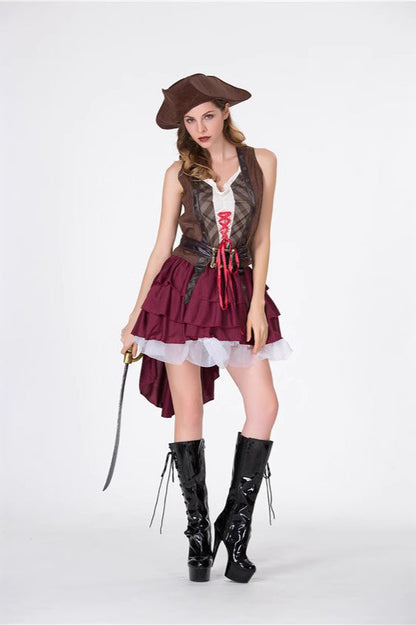 Captain Pirate Dress Halloween Costume