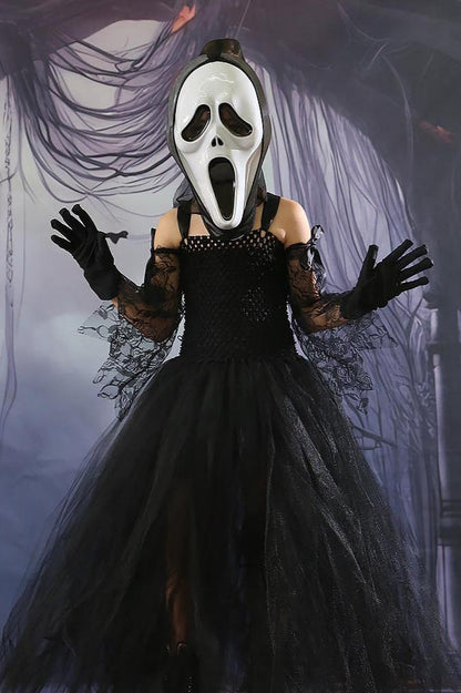 Scary Mask Outfit Kid Halloween Costume