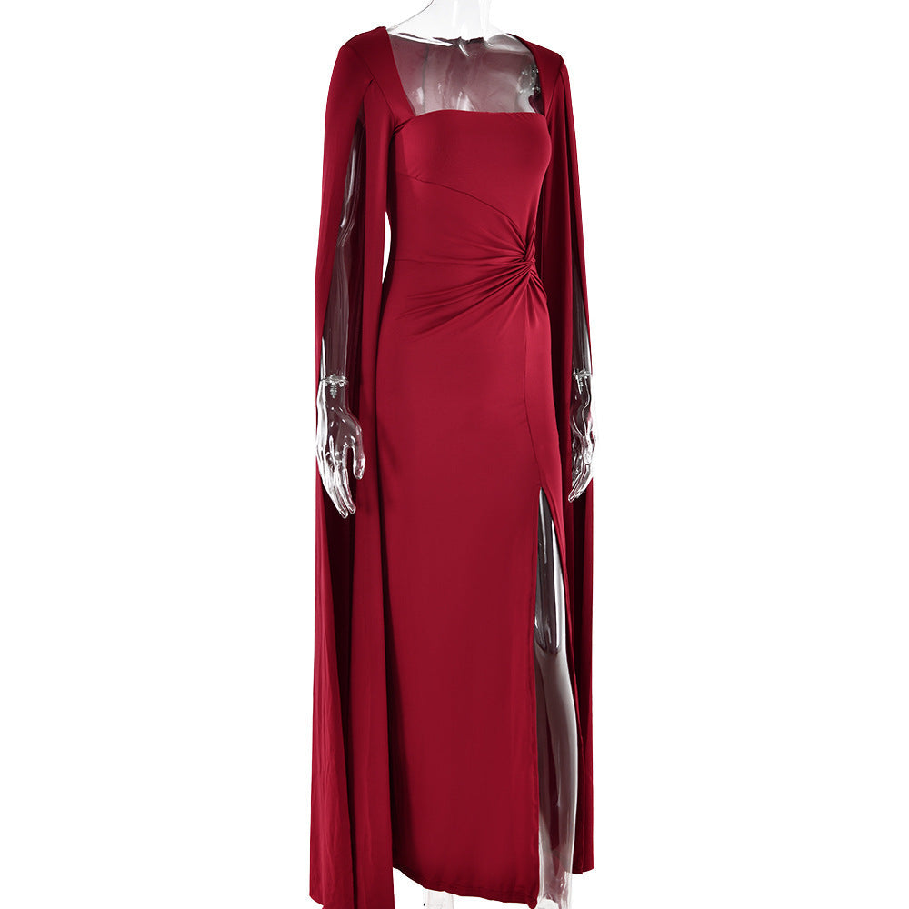 Symphony Dress - Maroon