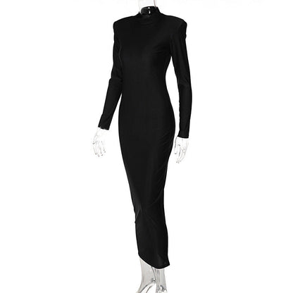 Helena Midi Dress - Black
