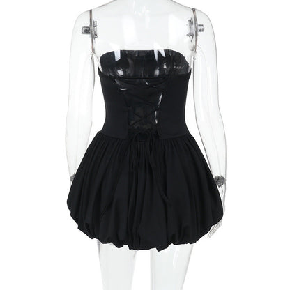 Cerdan Mini Dress - Black