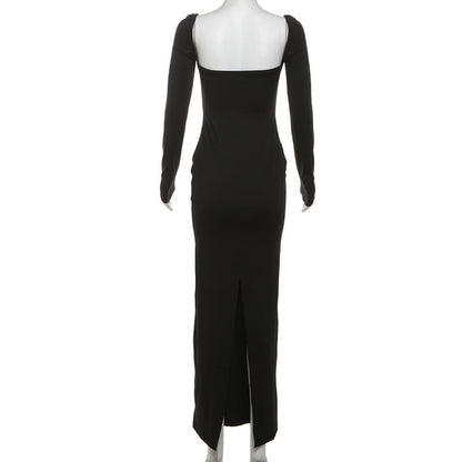 Praush Bodycon Dress - Black