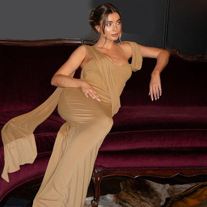 Elnora Maxi Dress - Khaki