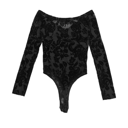 Lace Grace Bodysuit - Black