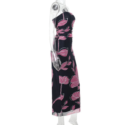 Helberg Maxi Dress - Pink