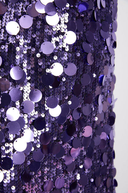Sparkly Babe Midi Dress - Purple