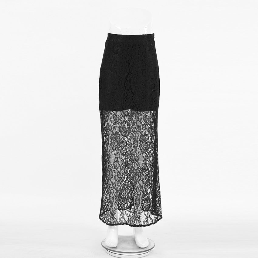 Scorpio Lace Skirt - Black