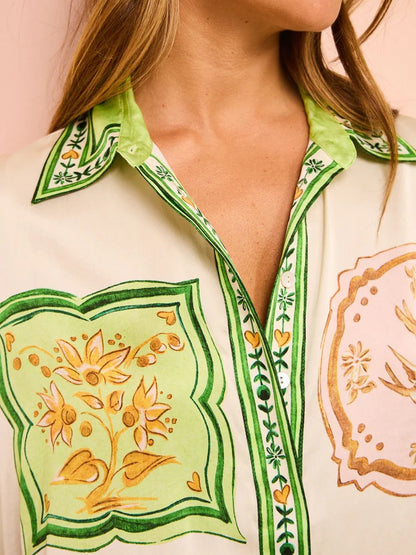 Tropical Dream Co-ord - Apricot