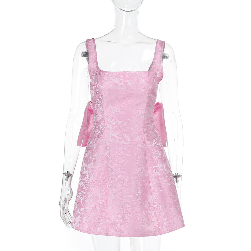 Moriyon Mini Dress-Pink