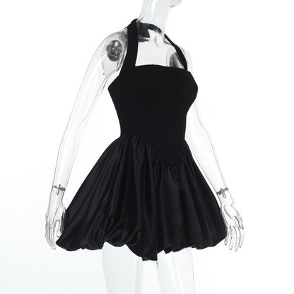 Vettori Mini Dress-Black