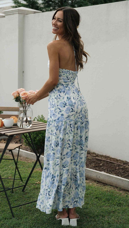 River Maxi Dress - Blue