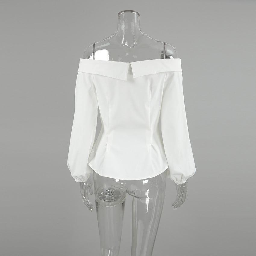 Halez Off Shoulder Top - White