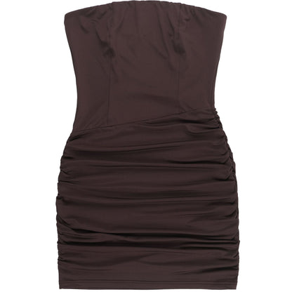 Castro Mini Dress - Brown