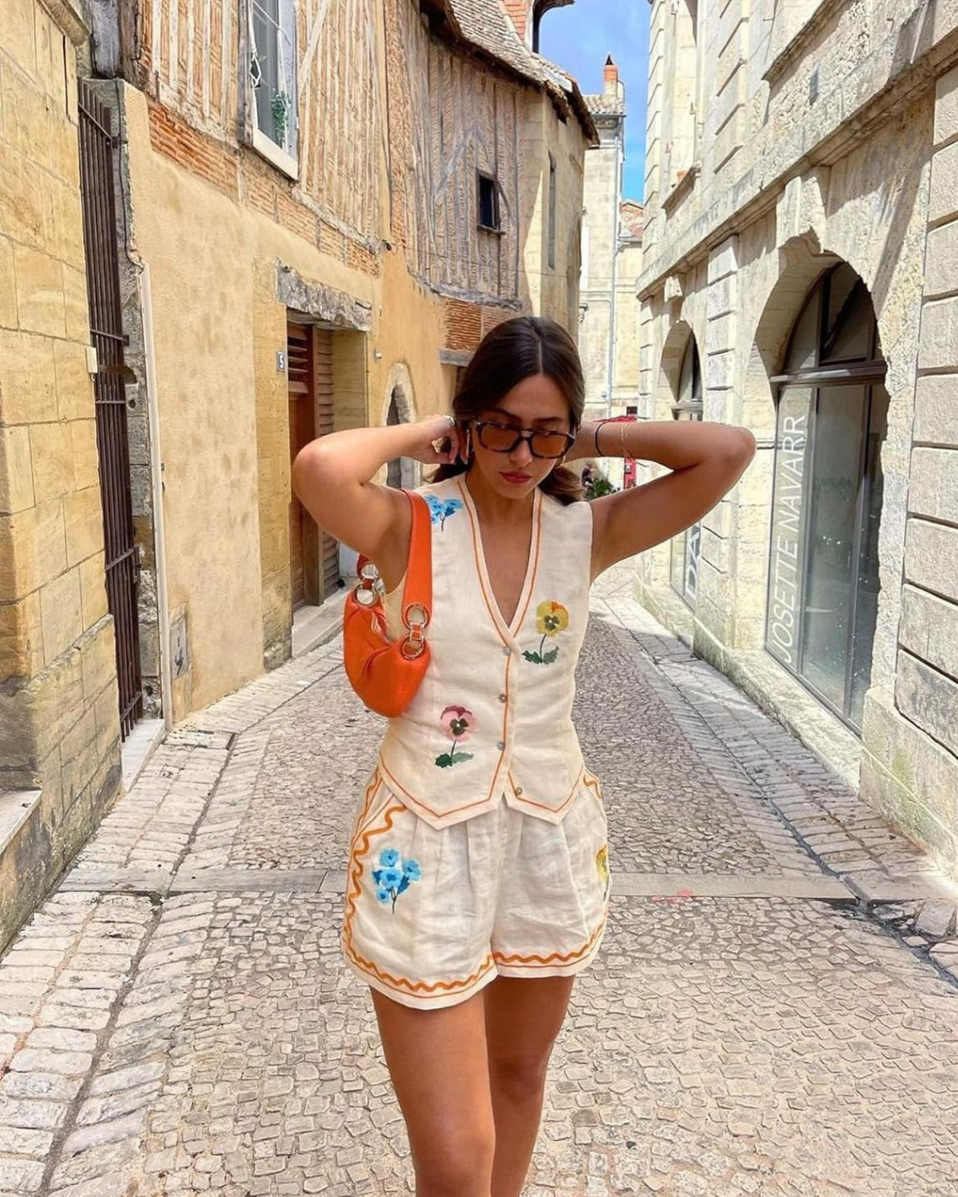 Lavanya Co-ord - Apricot