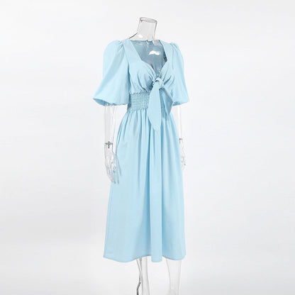Sky Midi Dress - Blue