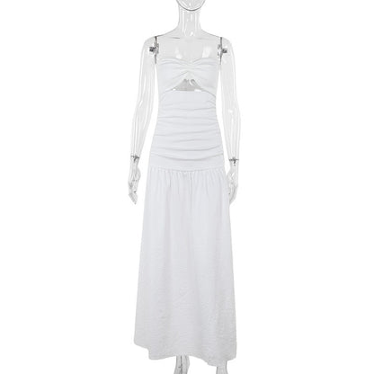 Cruz Maxi Dress-White
