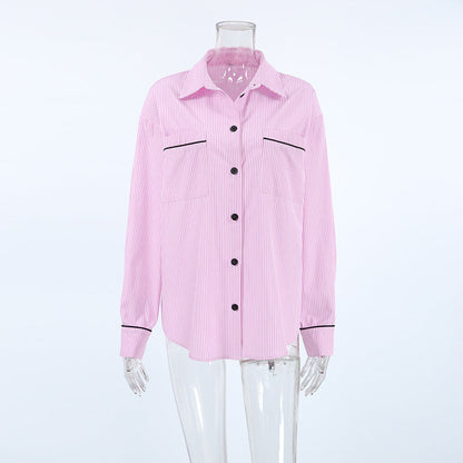 Casual Slay Shirt - Pink