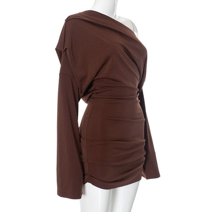 Torres Mini Dress - Brown