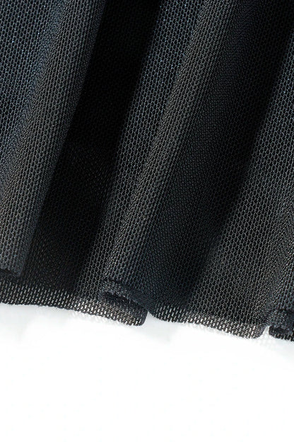 Sexy Y2K Off Shoulder Mesh Mini Dress