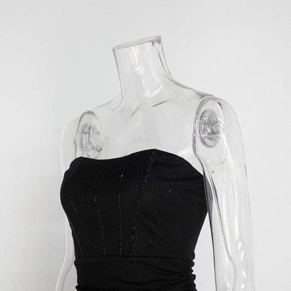 Calliope Mini Dress - Black